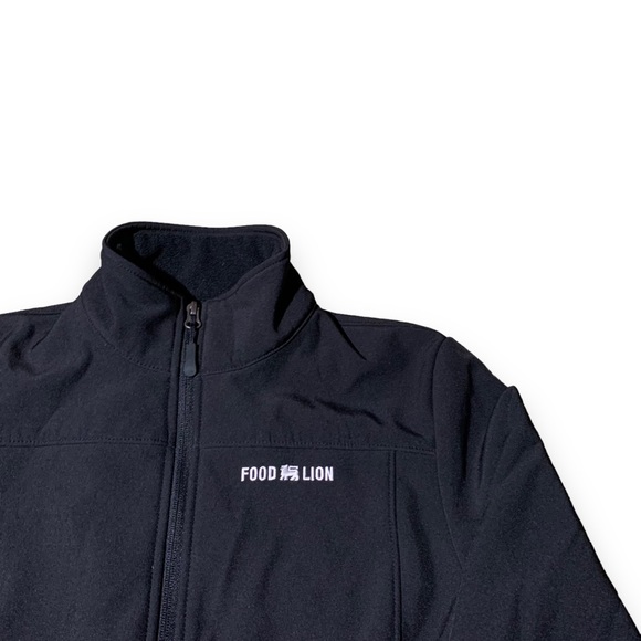 Food Lion Uniform Jacket Black Soft Shell Fleece Lined Men’s Size Small - Picture 2 of 2